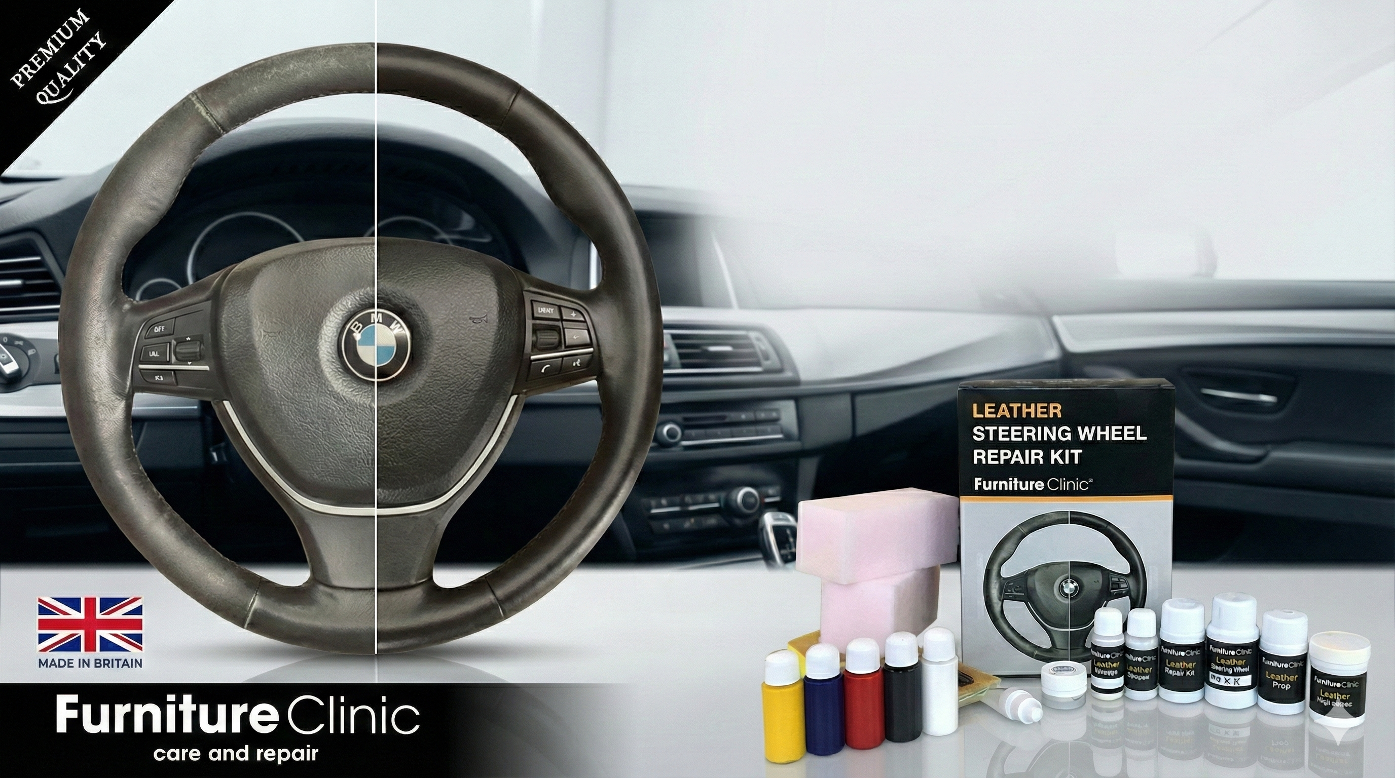 Încarcă clipul video: Restaurați aspectul și senzația de fabrică ale volanului mașinii dumneavoastră cu sistemul profesional de la Clinica de Furnitură.