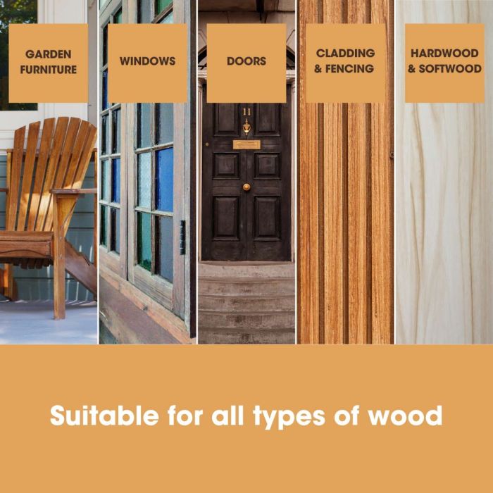 BAIE PENTRU LEMN PENTRU CONDIȚII EXTERIOARE 250ml