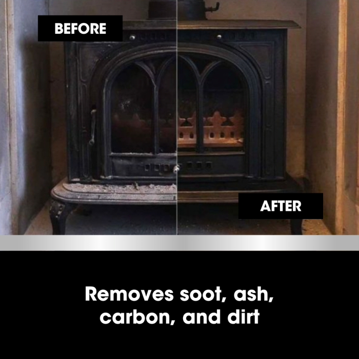 Soluție de curățat sobe - pentru curățarea șemineelor ​​și sobelor