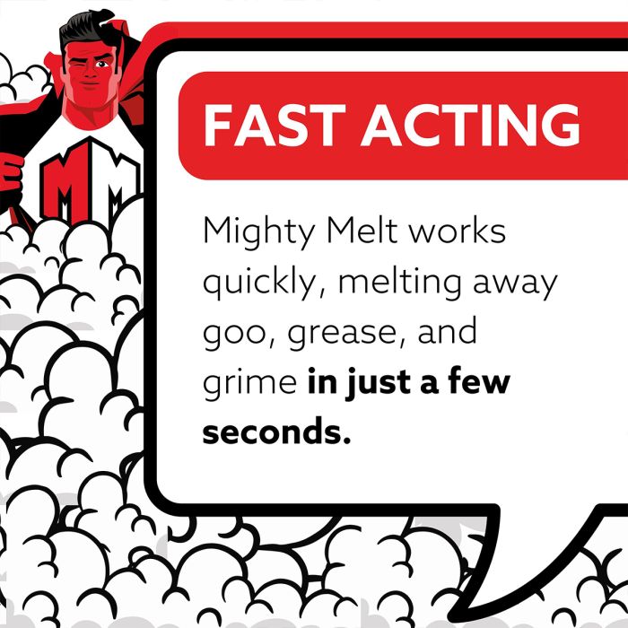 Îndepărtător de lipici Mighty Melt