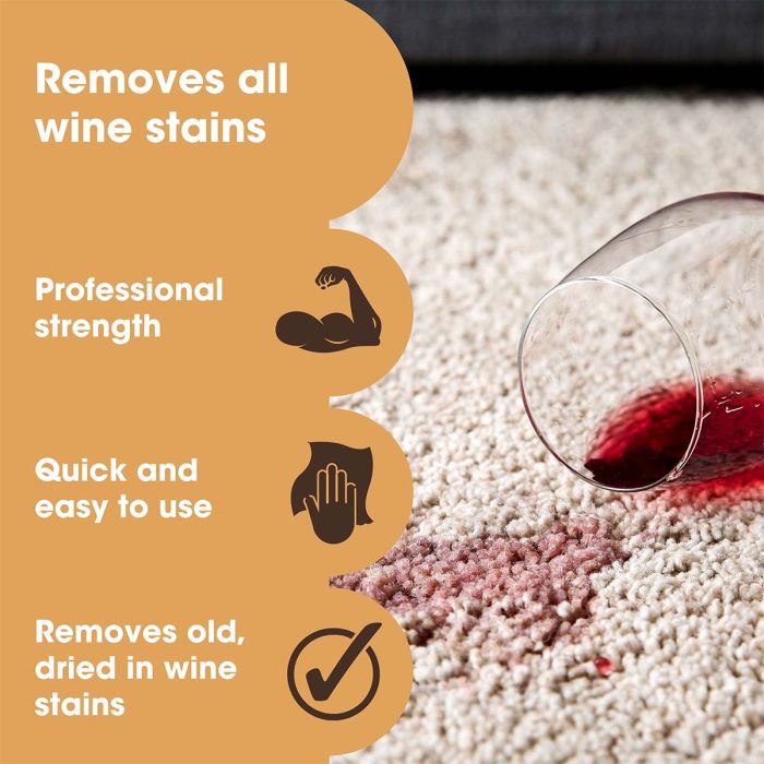 Soluție pentru îndepărtarea petelor de vin roșu